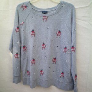 TORRID Xmas SWEATER PULLOVER LONG SLEEVE KNIT TOP